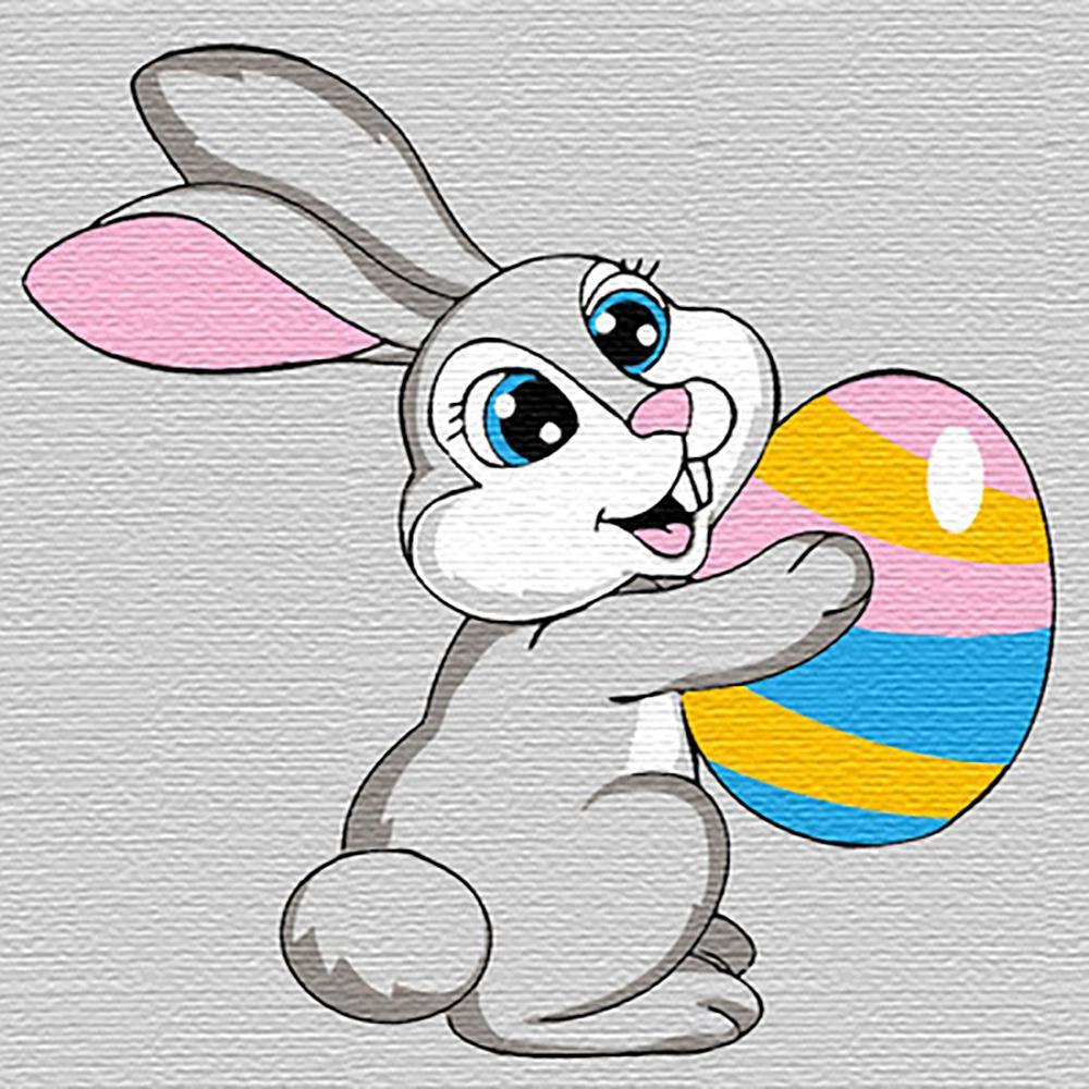 Lapin de Pâques Peinture par Numéros