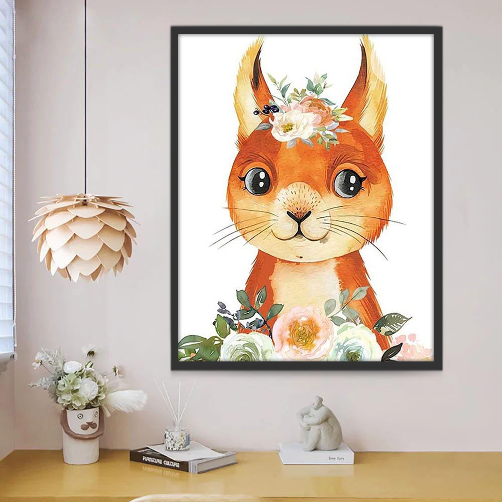 Lapin Roux Peinture par Numéros