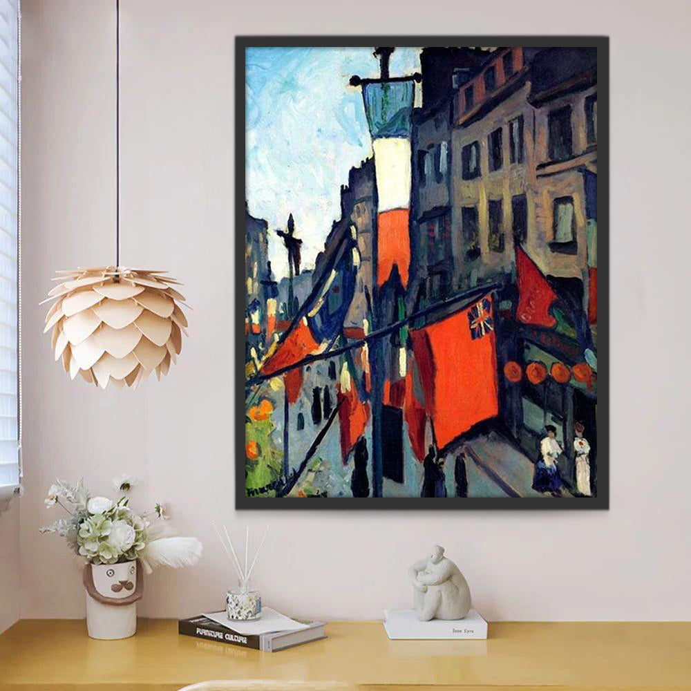 Le 14 juillet au Havre de Albert Marquet Peinture par Numéros