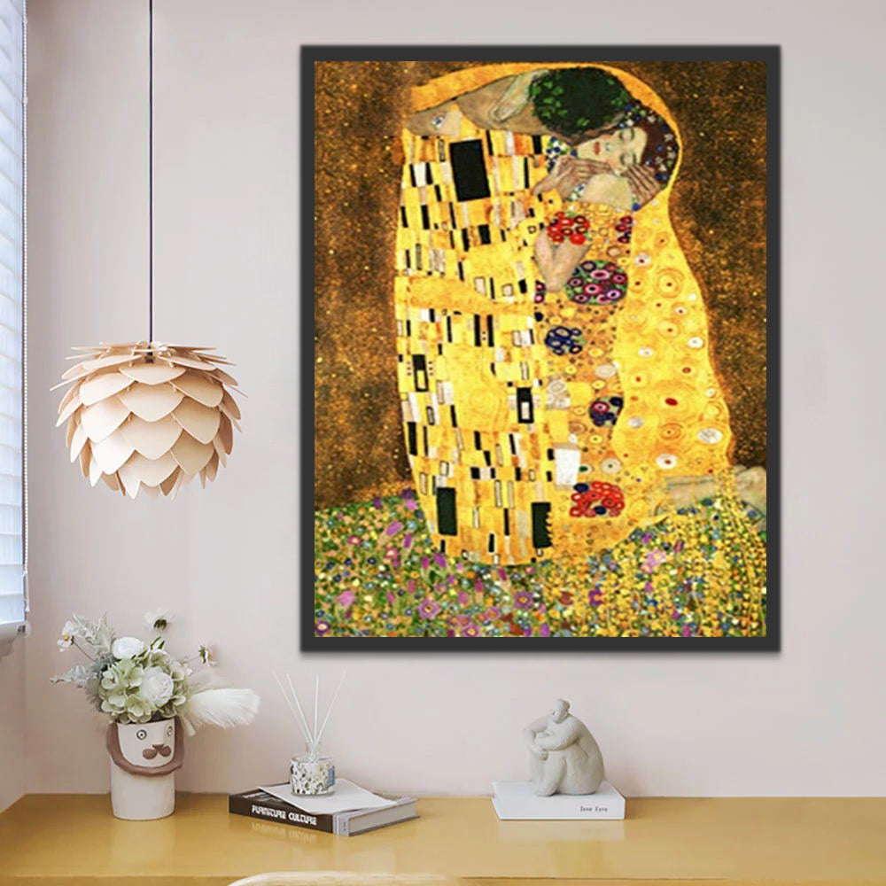 Le Baiser Peinture par Numéros