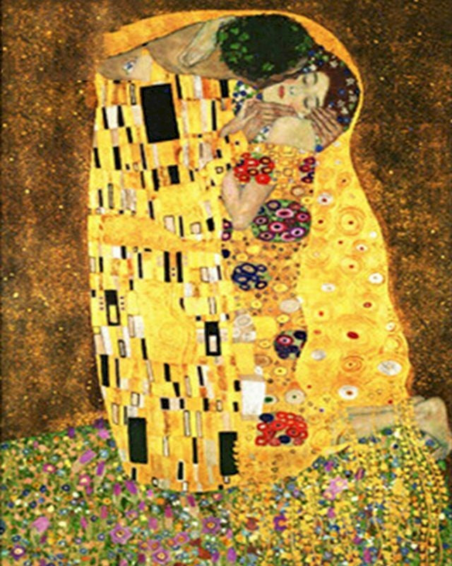 Le Baiser Peinture par Numéros