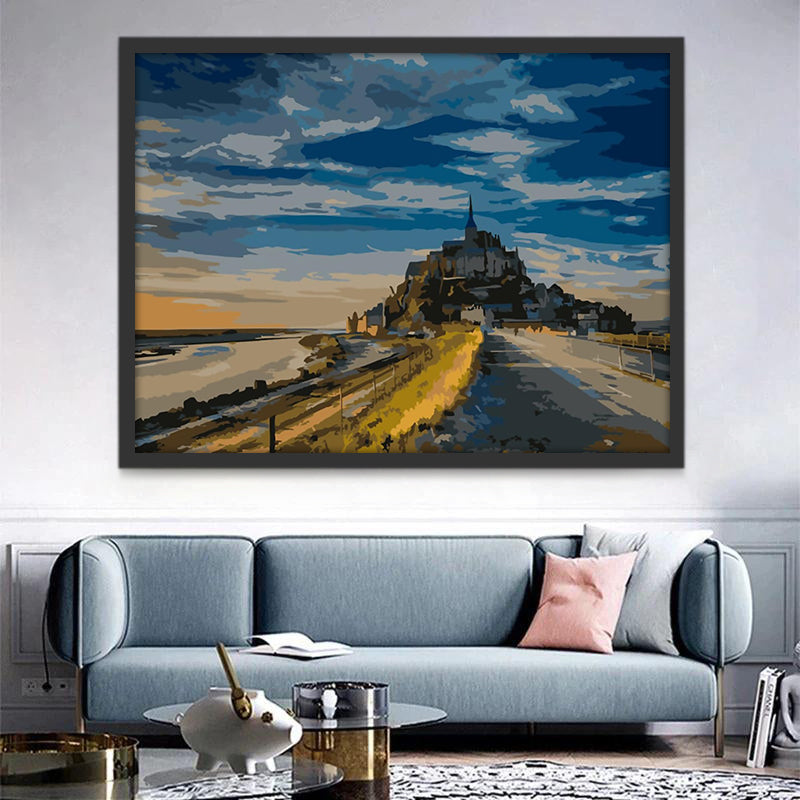 Le Mont-Saint-Michel Peinture par Numéros