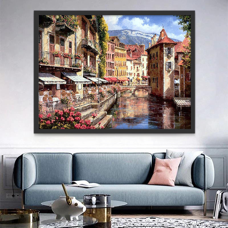 Le palais De Ille Annecy Peinture par Numéros