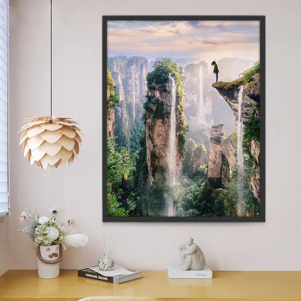 Le Parc Forestier National de ZhangJiaJie Peinture par Numéros