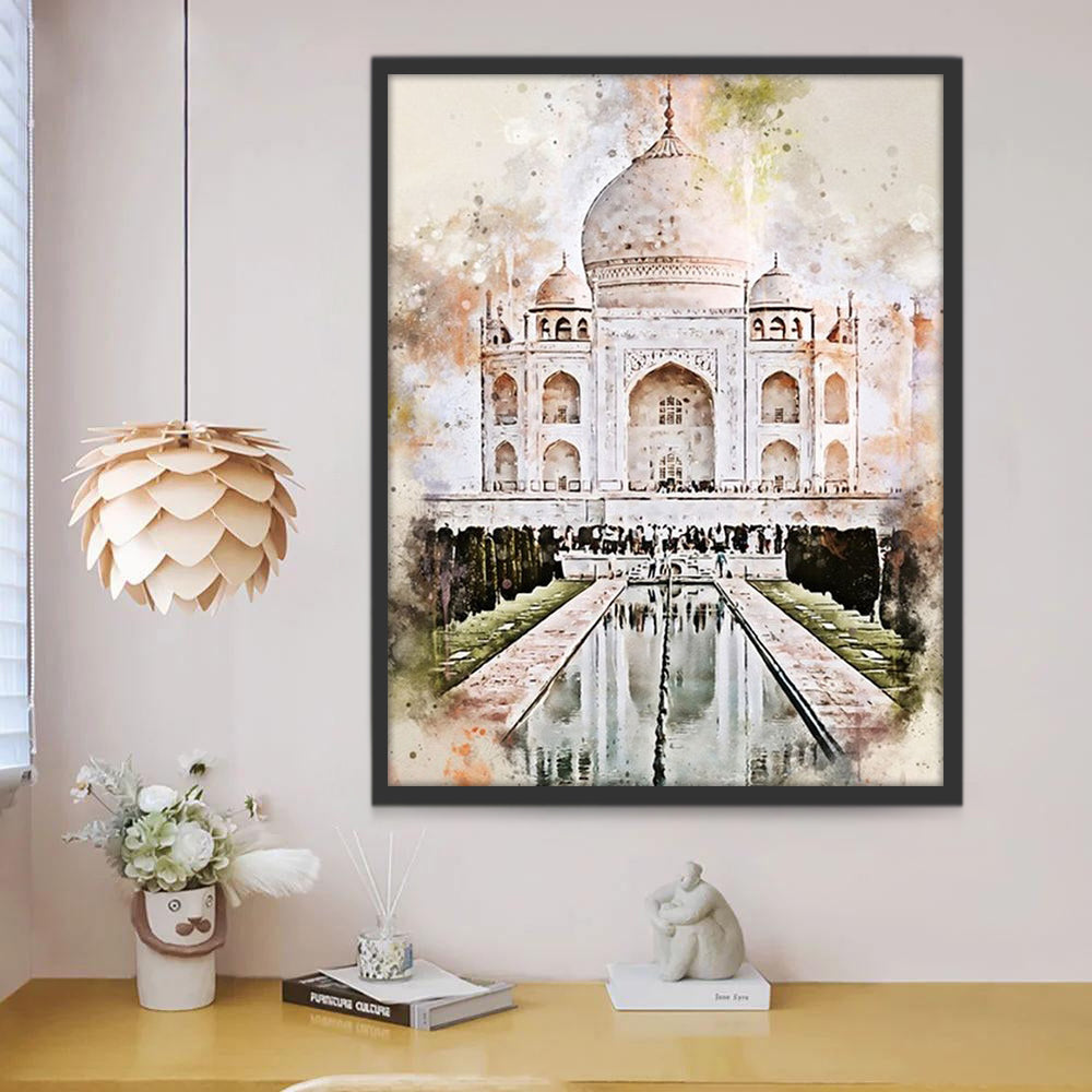 Le Taj Mahal Peinture par Numéros