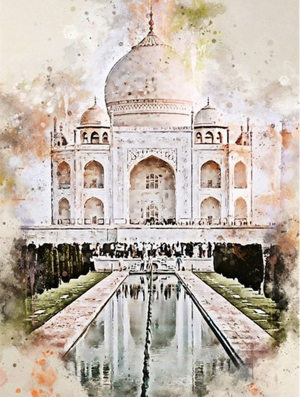 Le Taj Mahal Peinture par Numéros