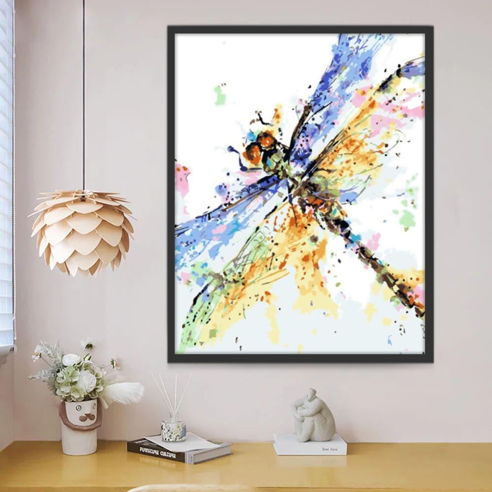 Libellule de Couleurs Peinture par Numéros