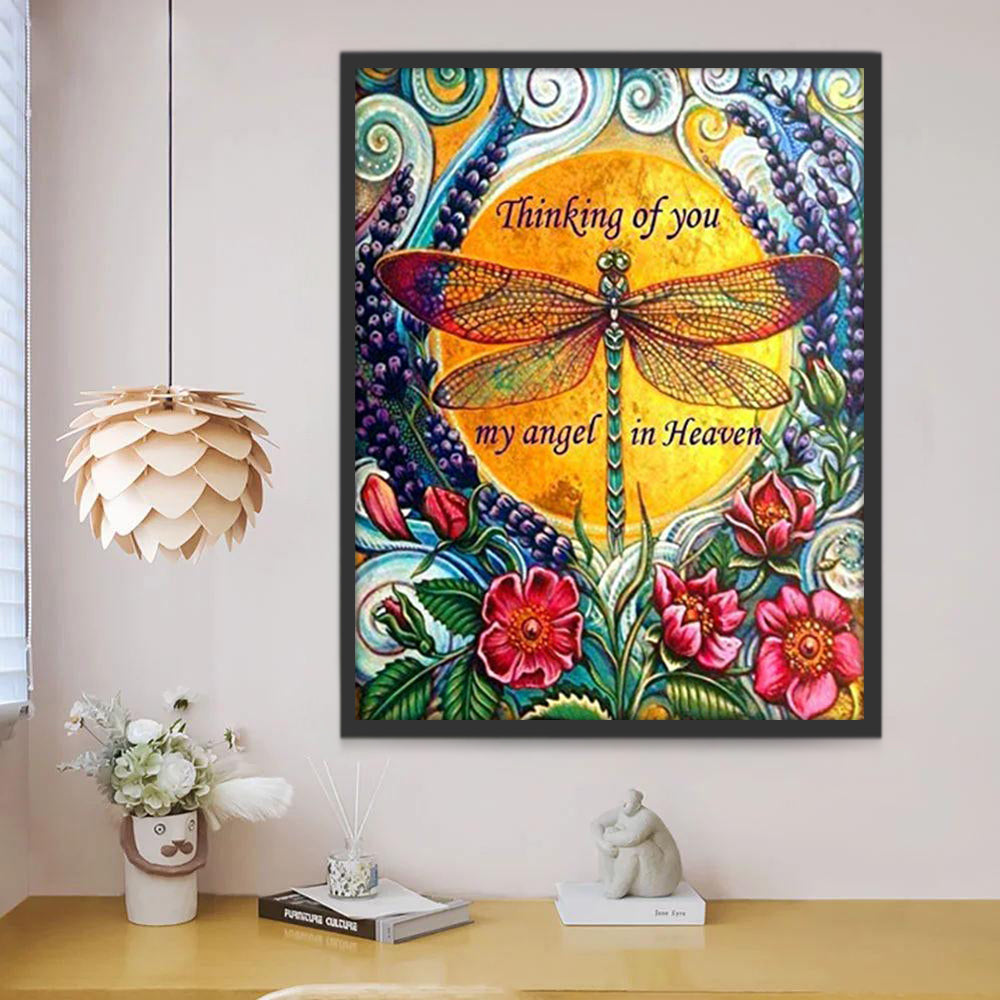 Libellule Fantastique Peinture par Numéros