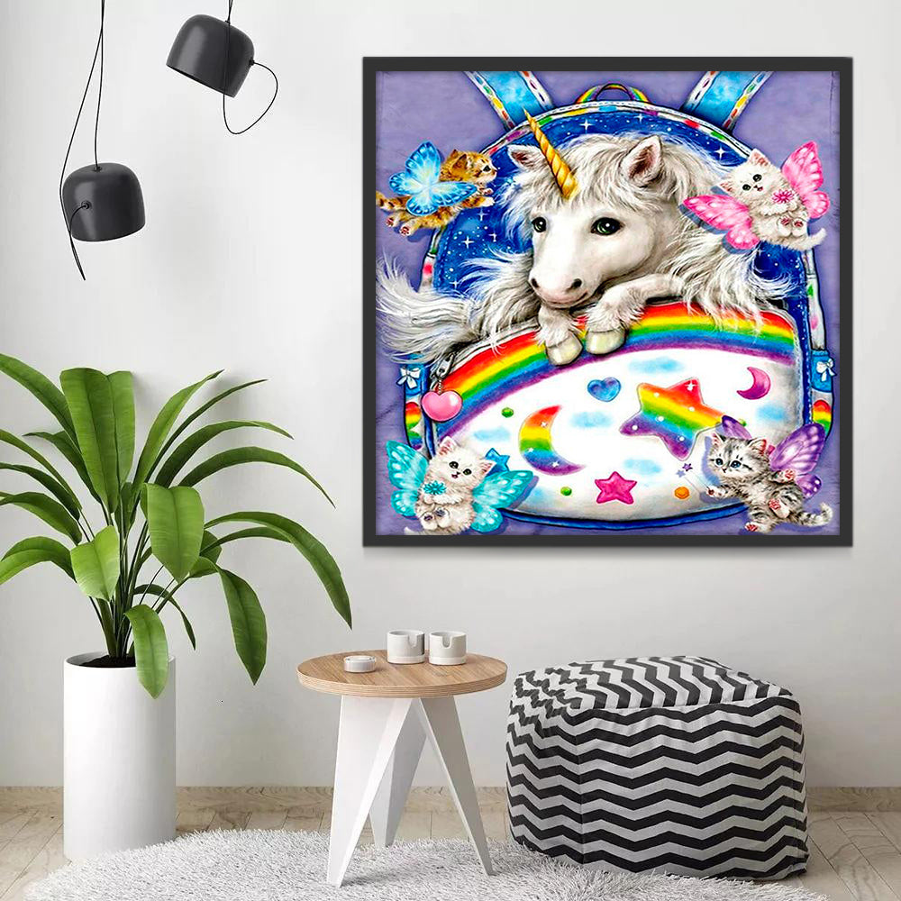 Licorne au lit Peinture par Numéros
