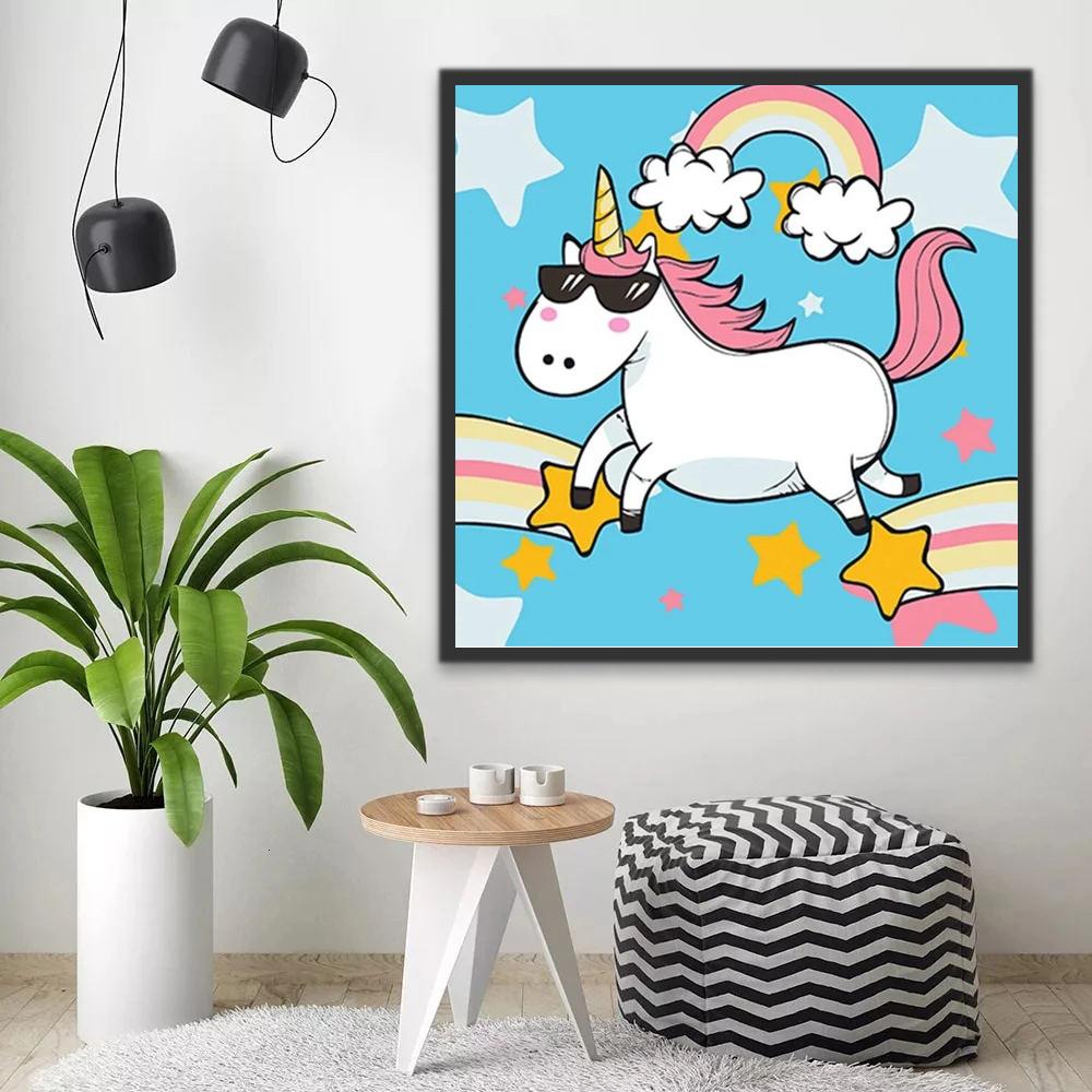 Licorne Cool Peinture par Numéros