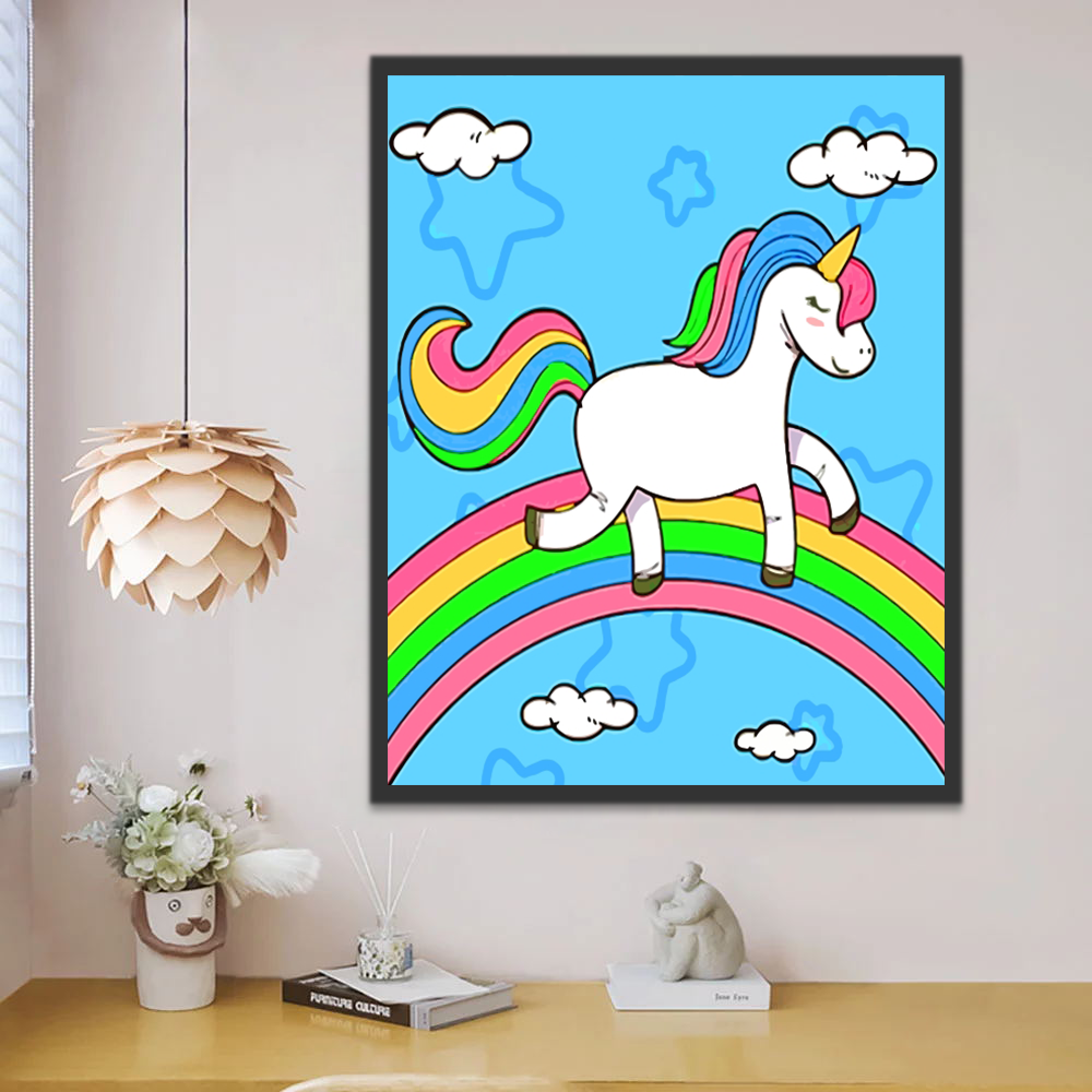 Licorne Fière Peinture par Numéros