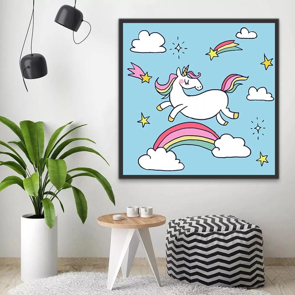 Licorne pour les Enfants Peinture par Numéros
