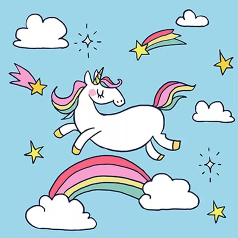 Licorne pour les Enfants Peinture par Numéros