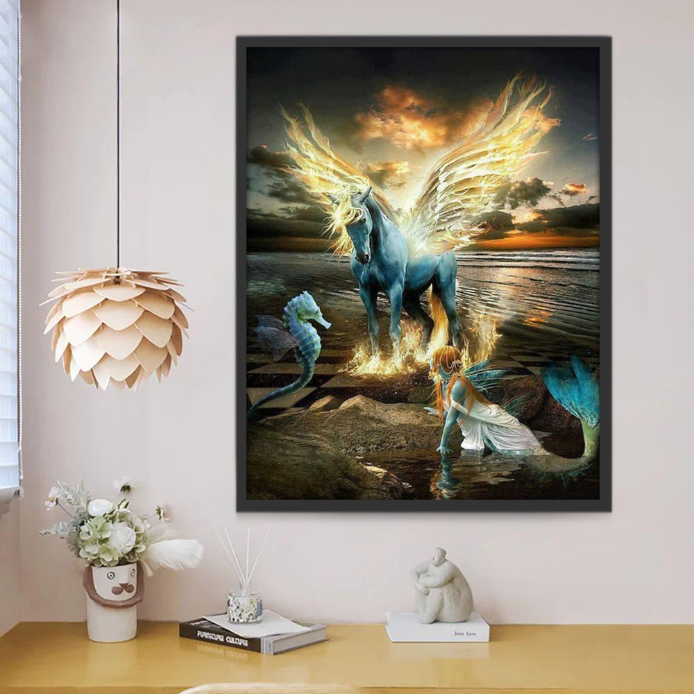 Licorne Sacrée Peinture par Numéros
