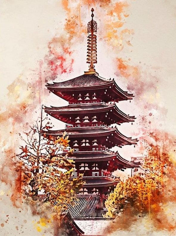 Lieux d'Intérêt Peinture par Numéros