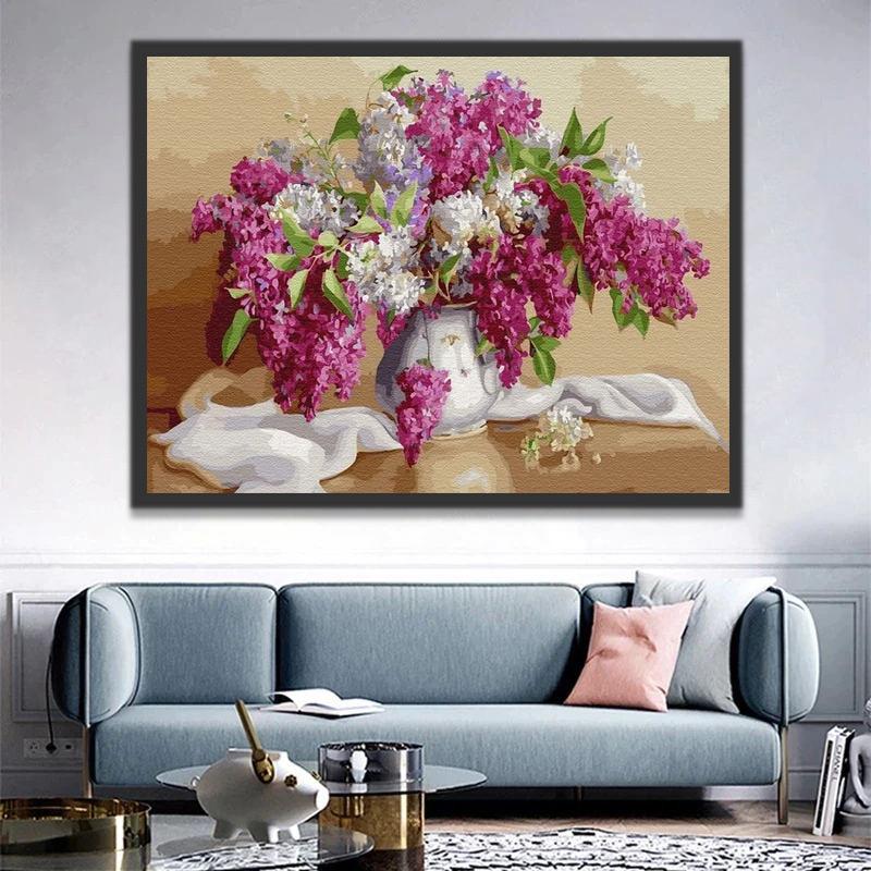 Lilas Peinture par Numéros