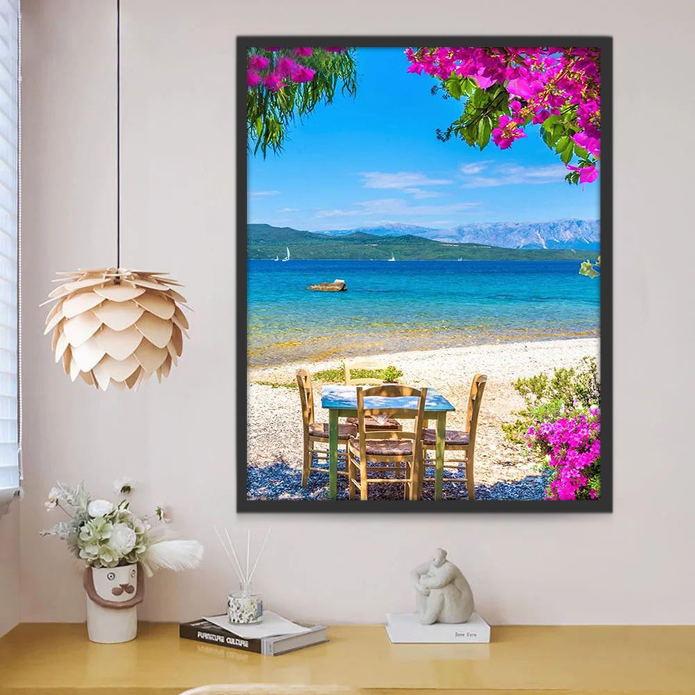 L'Île Magnifique Peinture par Numéros
