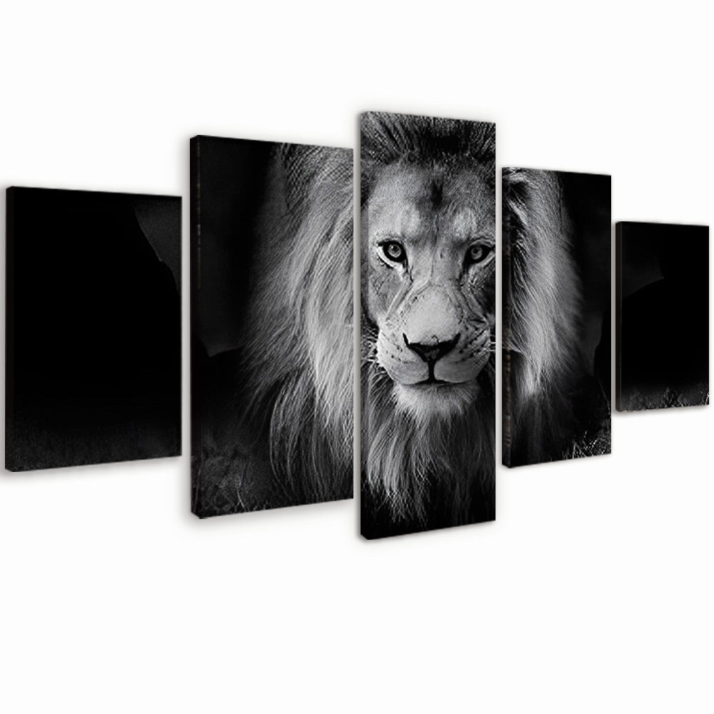 Lion Cool 5 Partie Peinture par Numéros
