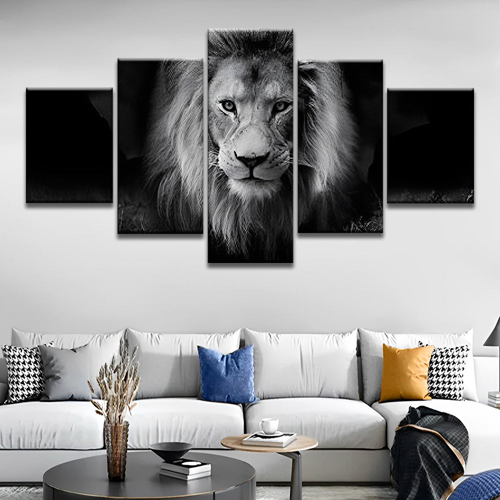 Lion Cool 5 Partie Peinture par Numéros