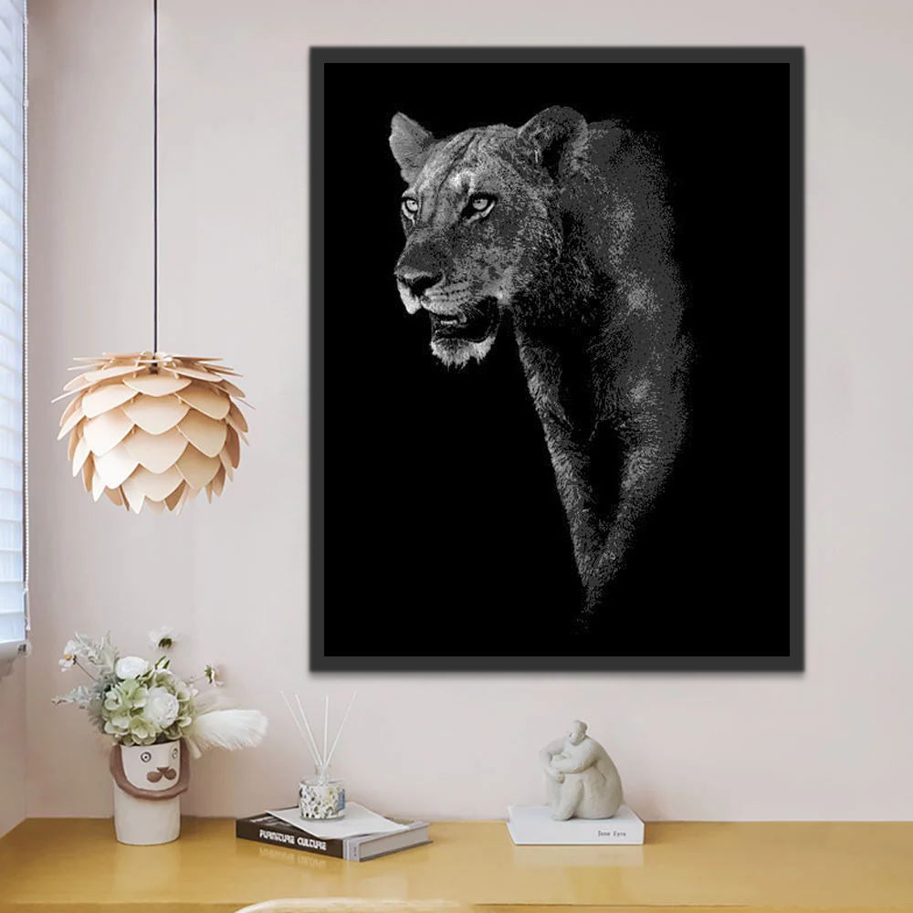 Lion Cool Peinture par Numéros
