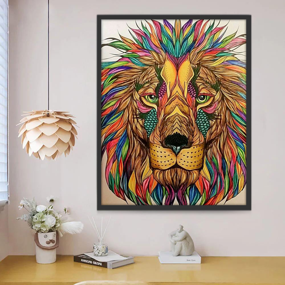 Lion Cool Peinture par Numéros