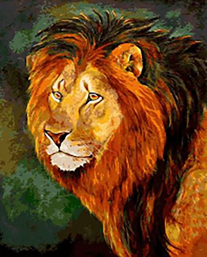 Lion Seul Peinture par Numéros