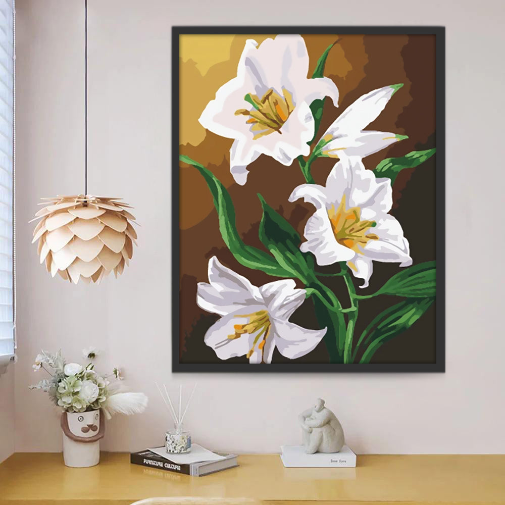 Lis Rustiques et Vivaces Peinture par Numéros