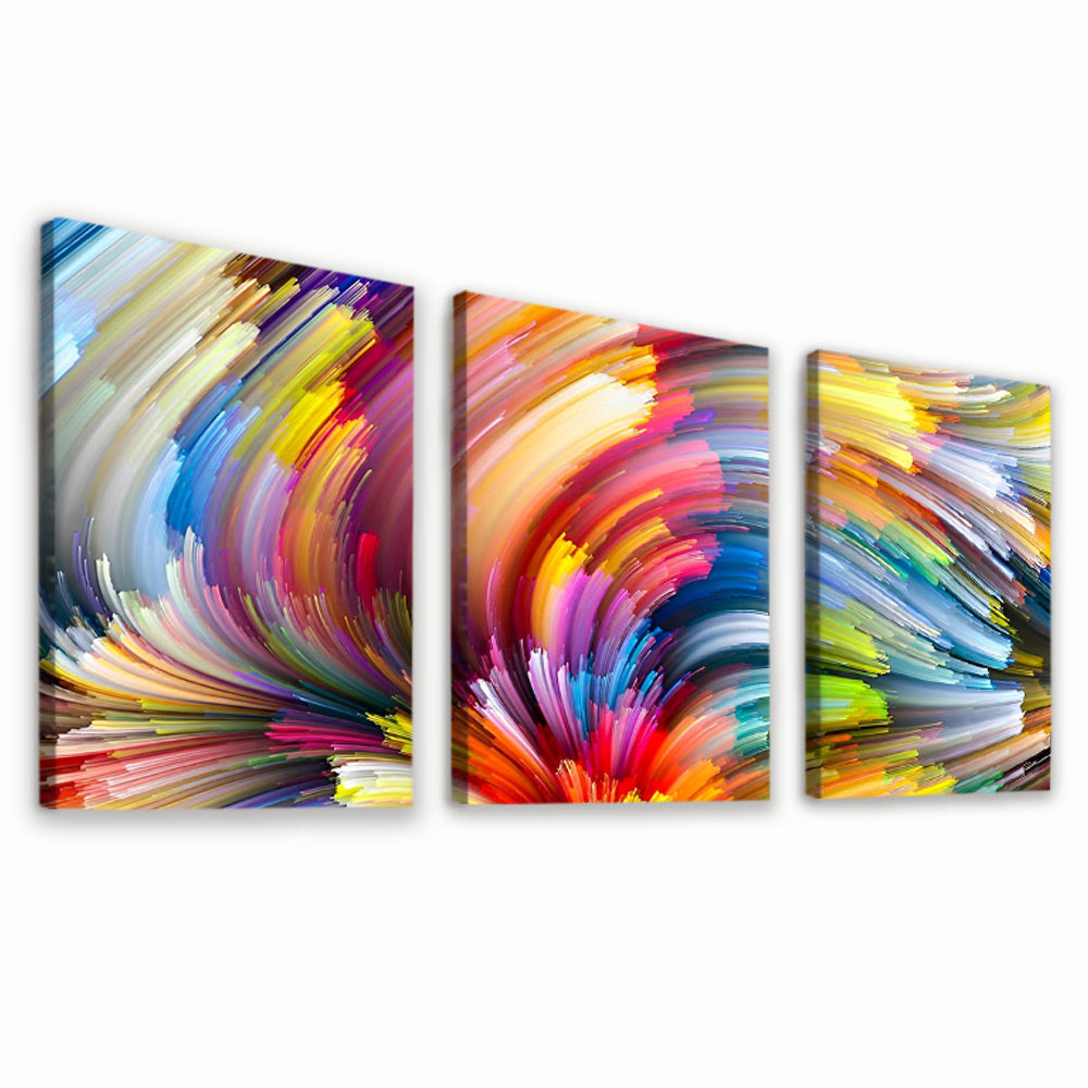 Livre Abstrait 3 Partie Peinture par Numéros
