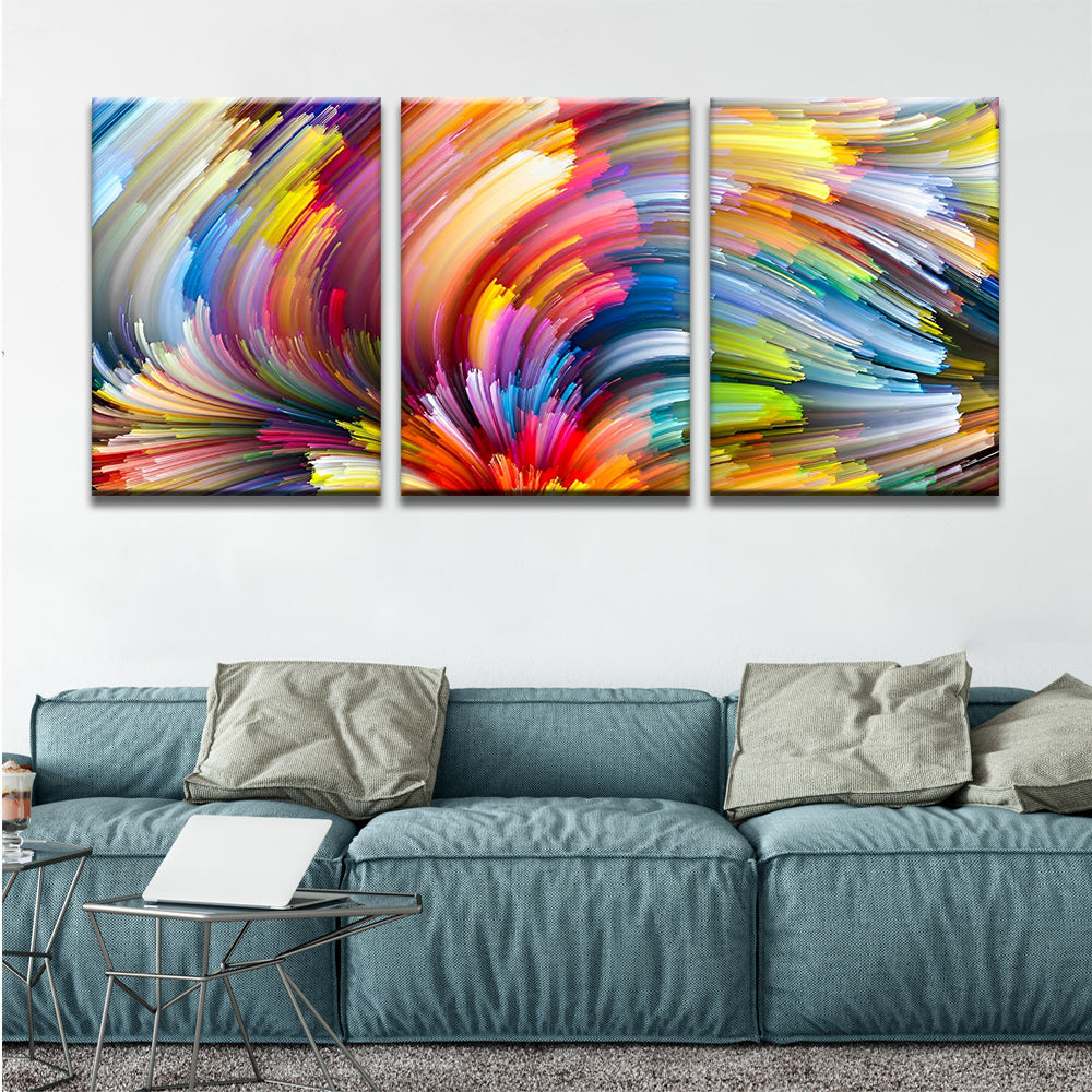 Livre Abstrait 3 Partie Peinture par Numéros