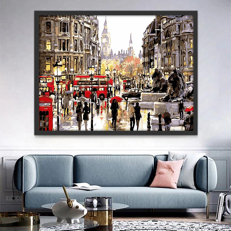 Londres Ville Peinture par Numéros