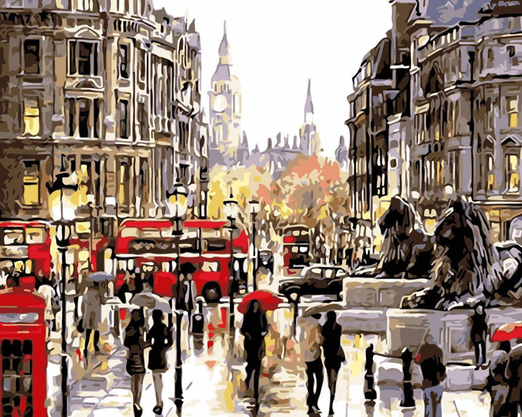 Londres Ville Peinture par Numéros