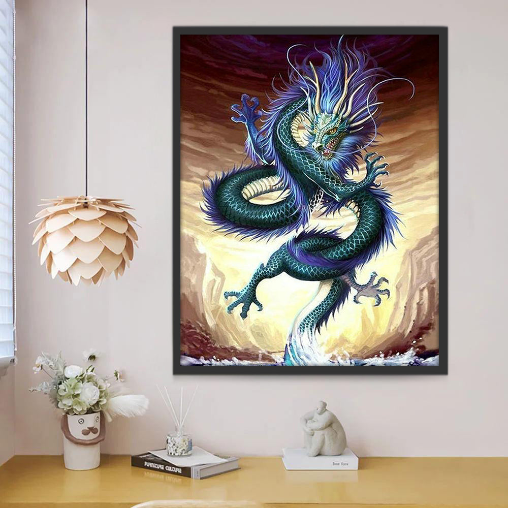 Loong Chinois Peinture par Numéros
