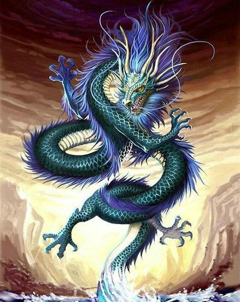 Loong Chinois Peinture par Numéros