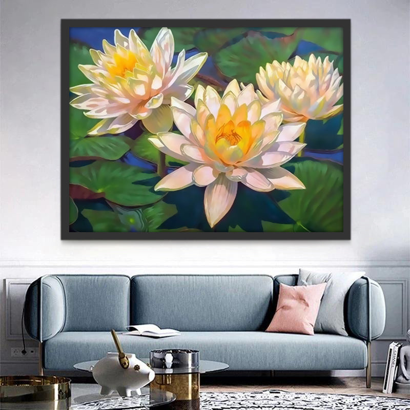Lotus Magnifique Peinture par Numéros