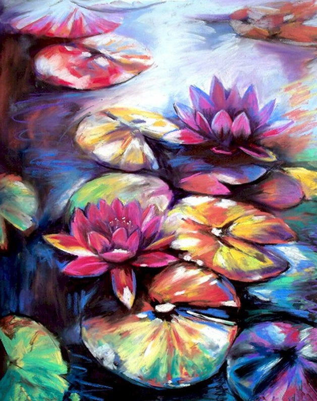 Lotus Pimpants Peinture par Numéros