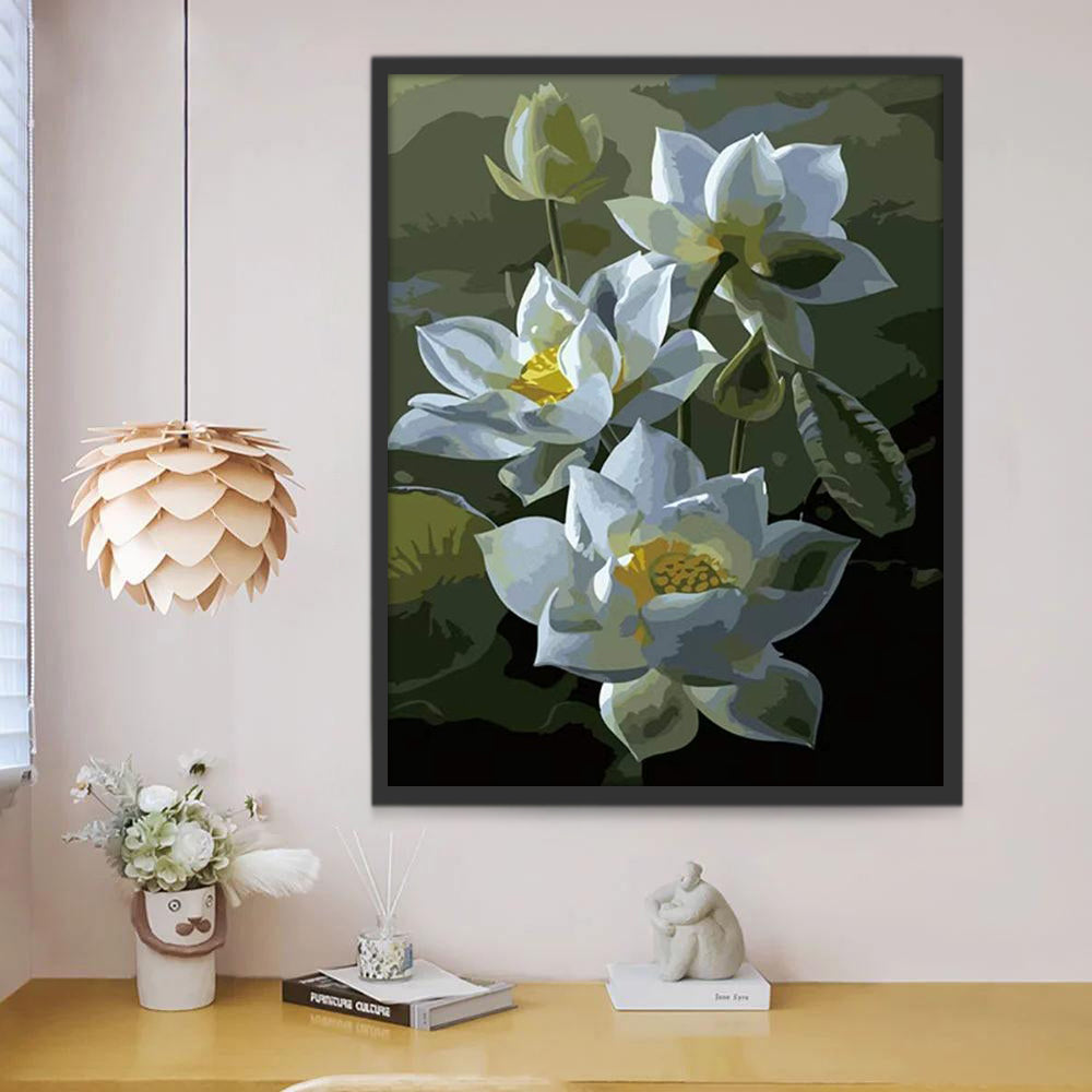 Lotus Pur Peinture par Numéros