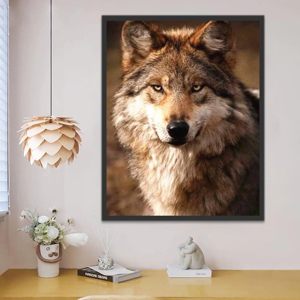 Loup Cool Peinture par Numéros