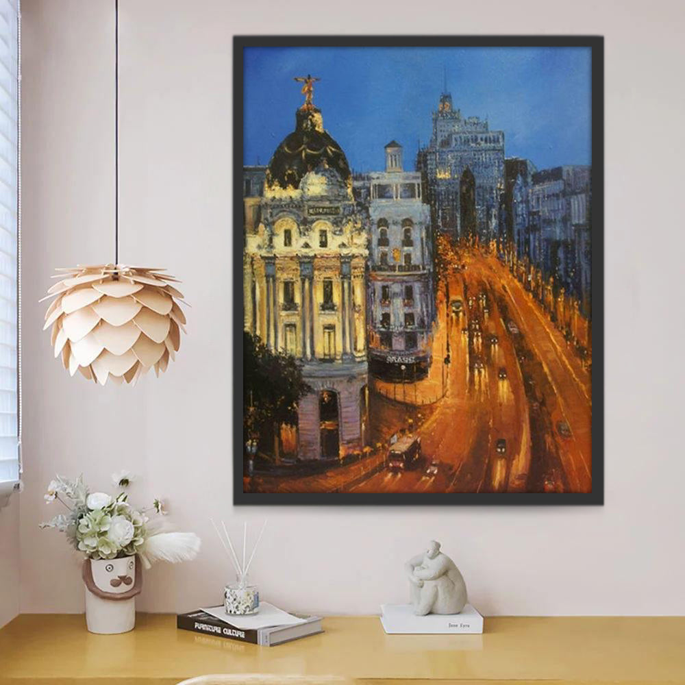 Madrid Ville Peinture par Numéros