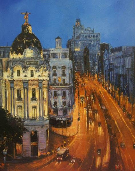 Madrid Ville Peinture par Numéros
