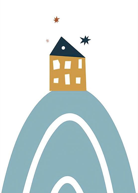 Maison Enfants Peinture par Numéros