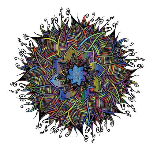 Mandala Abstrait Peinture par Numéros