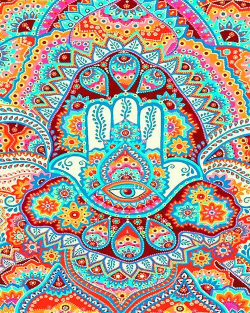 Mandala Art abstrait Peinture par Numéros
