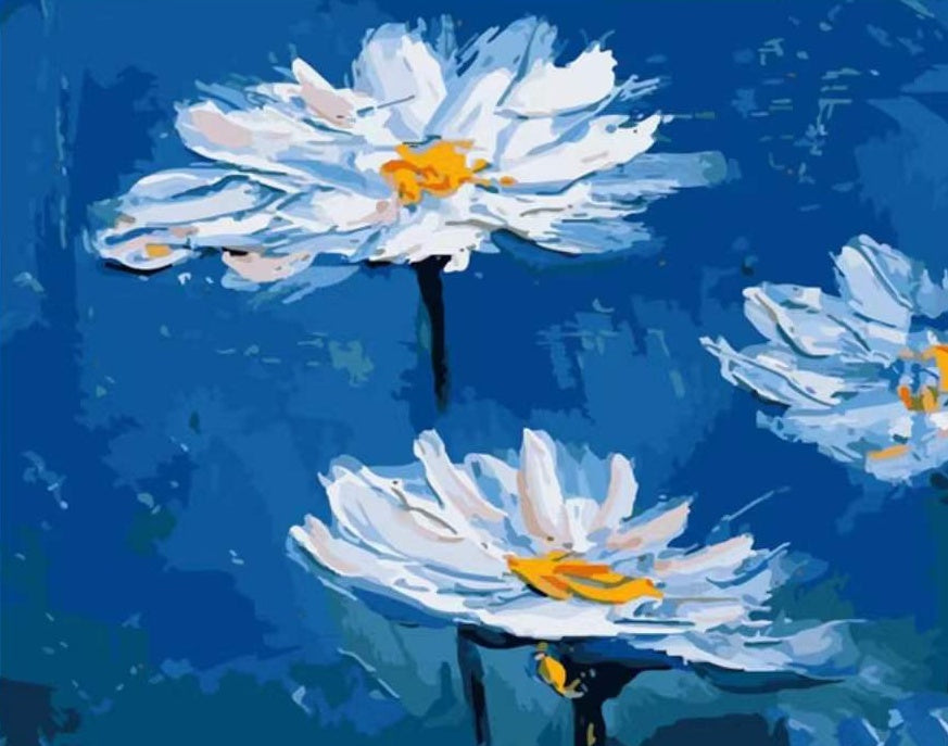 Marguerites Peinture par Numéros