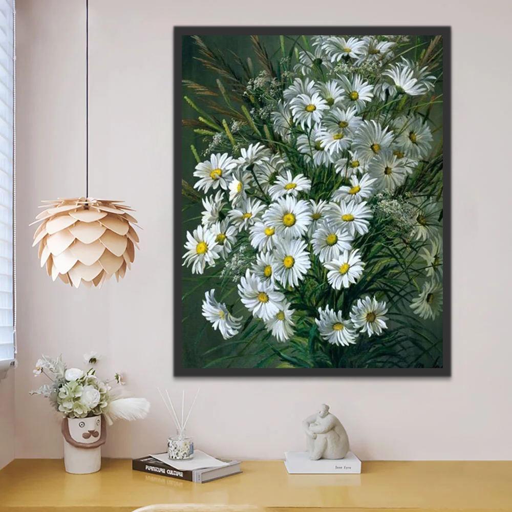 Marguerites Vivaces Rustiques Peinture par Numéros