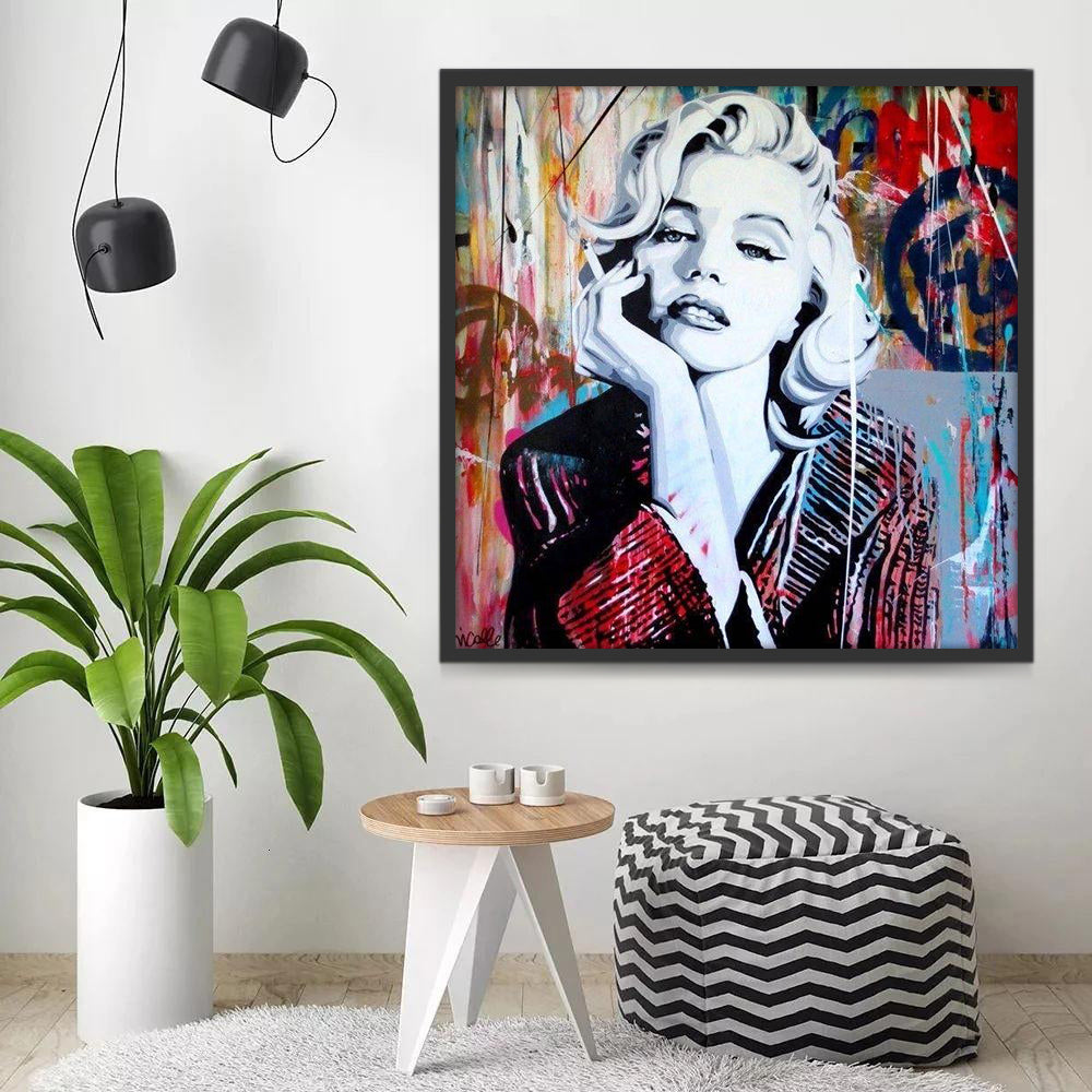 Marilyn Monroe Peinture par Numéros