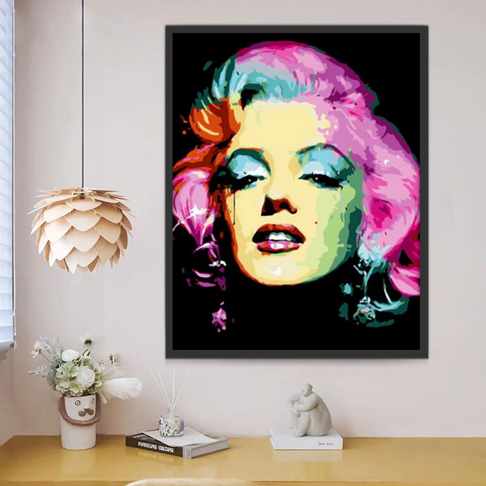 Marilyn Monroe Peinture par Numéros