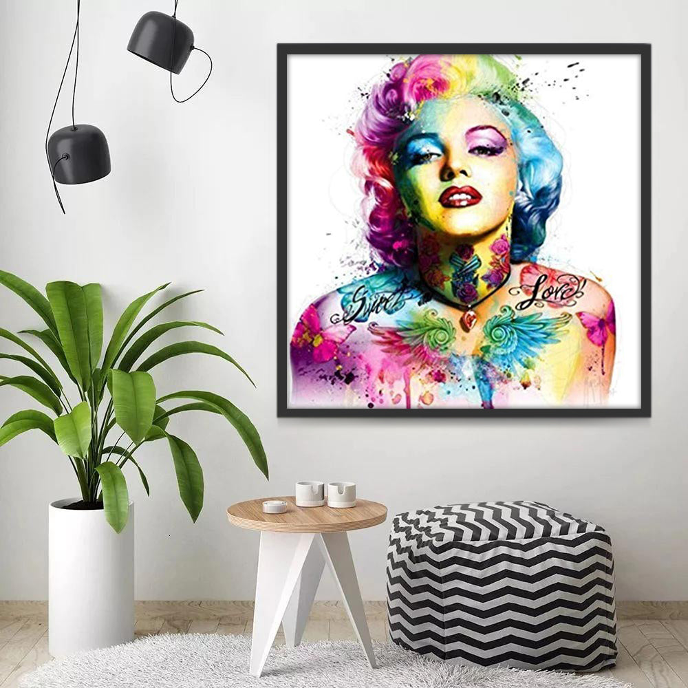 Marilyn Monroe Peinture par Numéros