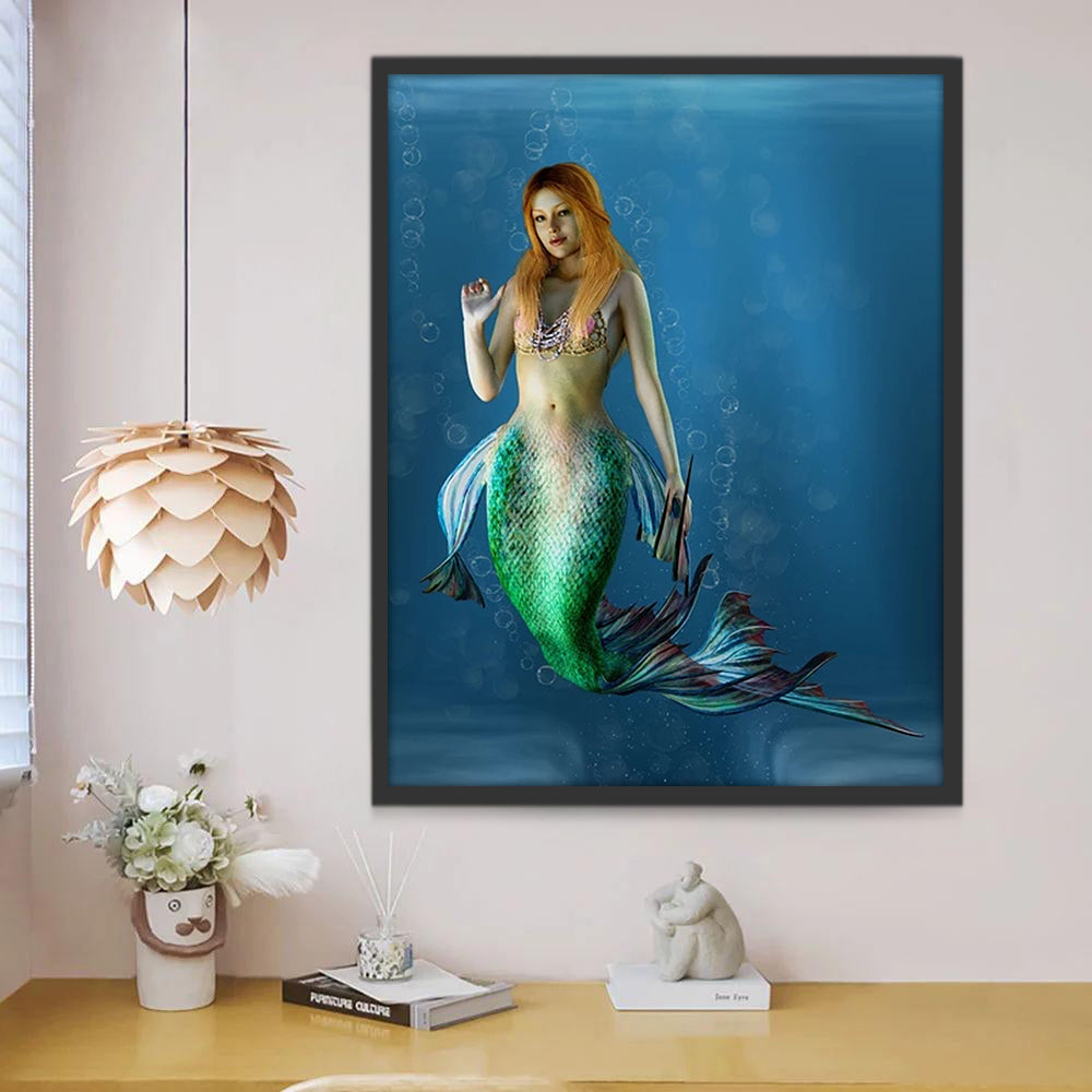 Maritime Sirène Peinture par Numéros