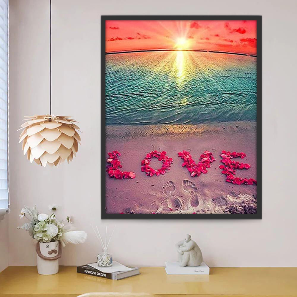 Mer Amour Peinture par Numéros