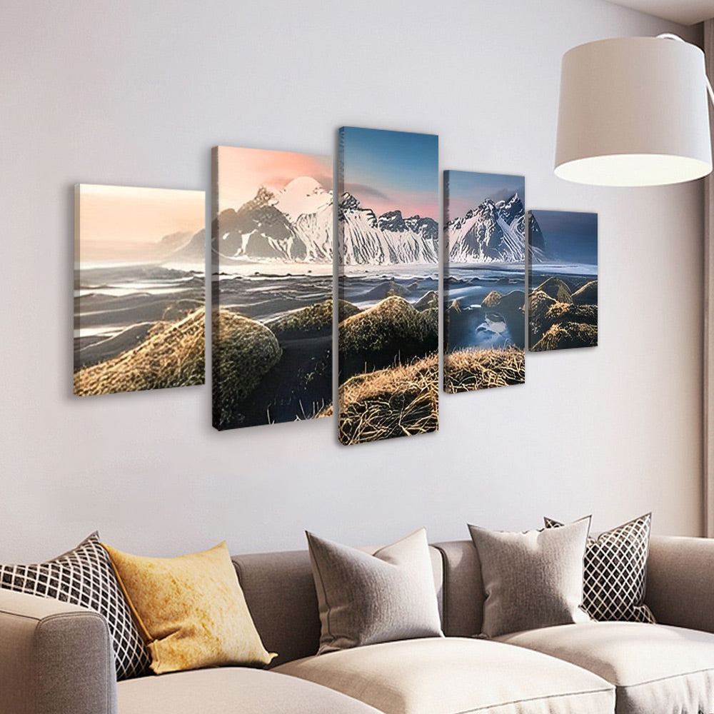 Mer et Montagnes 5 Partie Peinture par Numéros